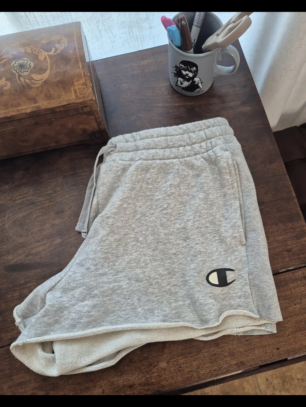 "Champion" Women's Gray Terry Shorts - NWOT - Picture 5 of 7